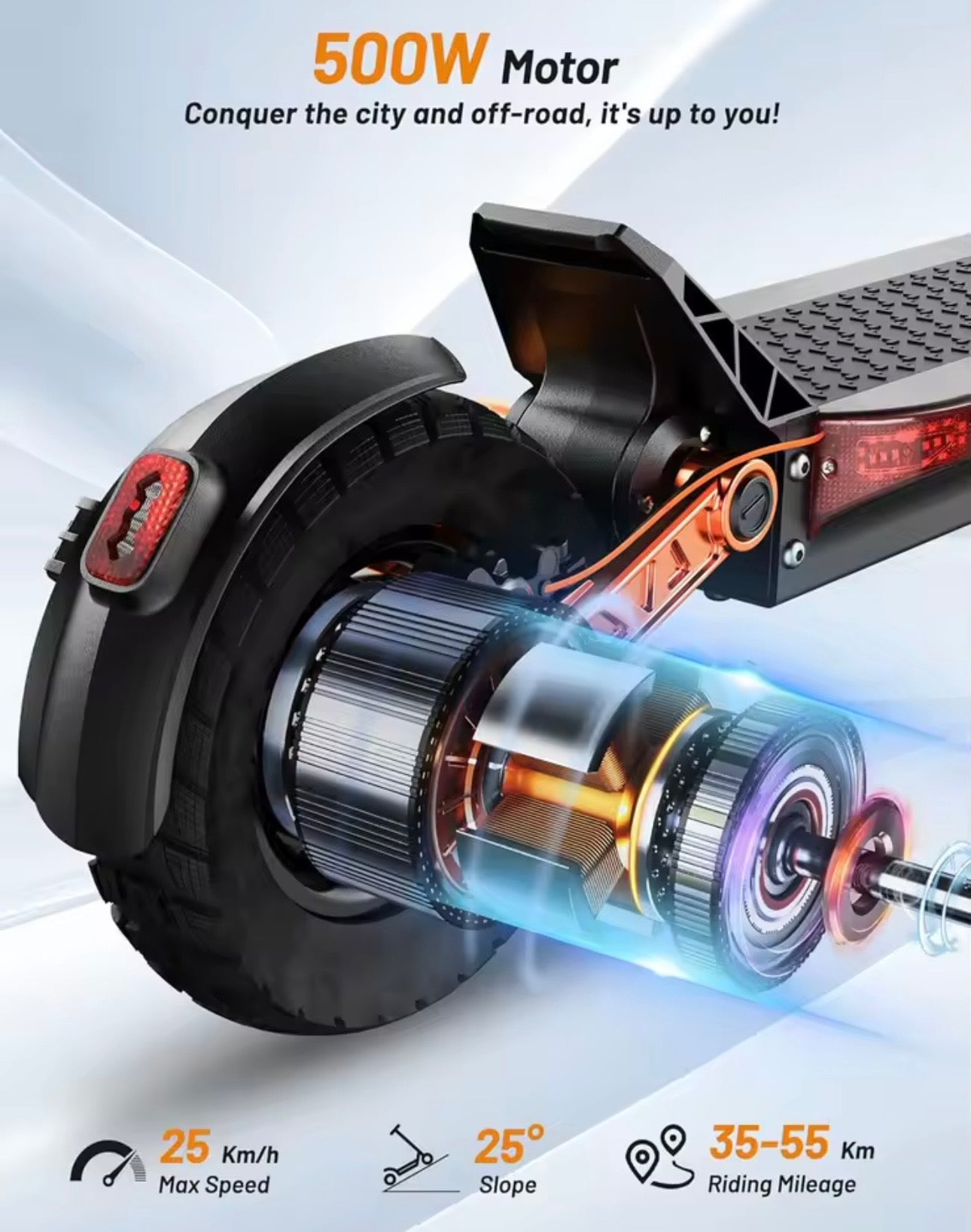 Brand New 500W Electric Scooter • 48V 13Ah • 10" All‑Terrain Tyres • Fast Fold