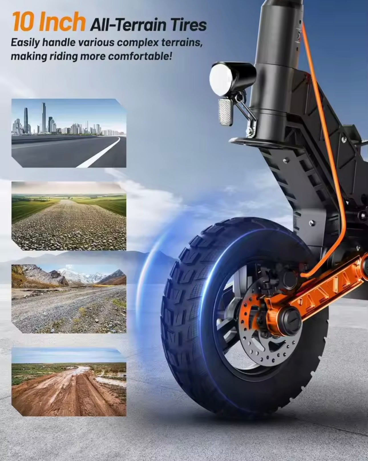 Brand New 500W Electric Scooter • 48V 13Ah • 10" All‑Terrain Tyres • Fast Fold